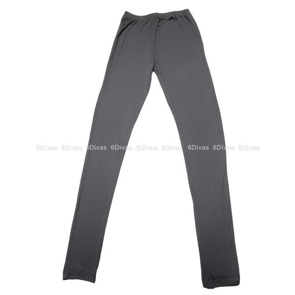 𝅺GREY Stretch Pants Stretchy Leggings Pants - Size Small or Medium - Picture 2 of 9